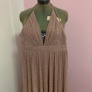 Rose Gold Maxi Dress